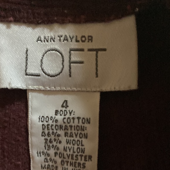 Ann Taylor Loft Corduroy skirt - Picture 3 of 5